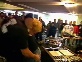 History of ECW - Raven & The Sandman brawl all over Webster Town Hall ECW Hardcore TV