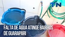 Falta de água atinge bairros de Guarapari
