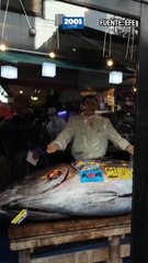 Un atún alcanza un precio récord de 3,1 millones de dólares en la primera subasta del año en Tokio
