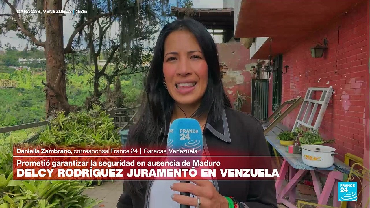 Informe desde Caracas: Delcy Rodríguez se juramente como presidenta encargada de Venezuela