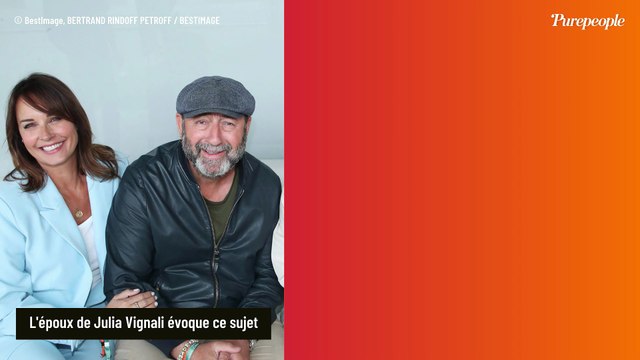 C'est intéressant de voir que... : Kad Merad marié depuis trois ans à Julia Vignali, évoque ses relations