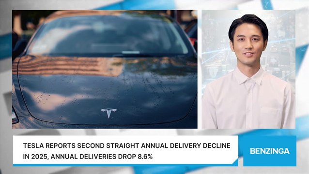 Tesla Annual Sales Fall