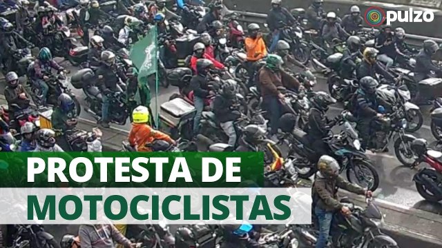 Motociclistas colapsaron varias vías de Bogotá durante protestas | Pulzo