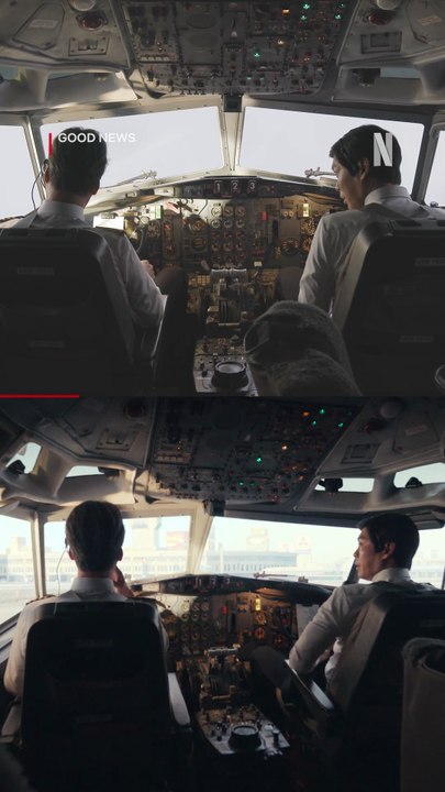 A REAL airplane ✈️ Good News is now playing, only on Netflix