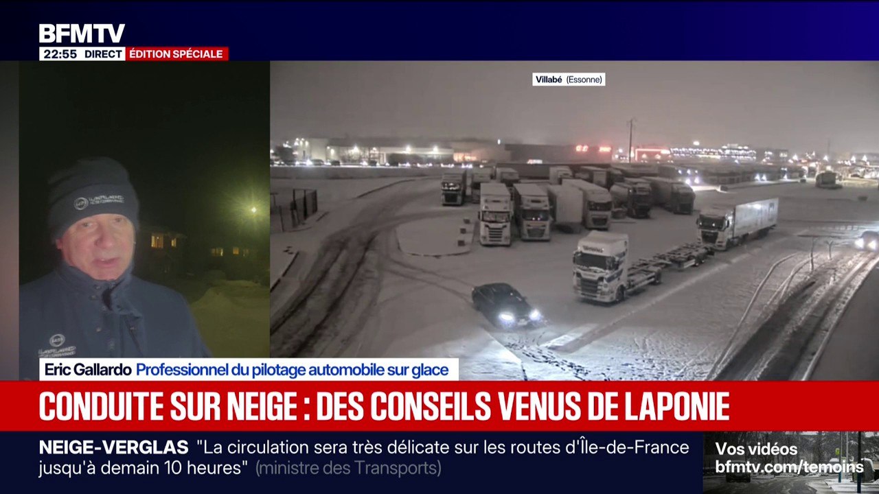 Neige-verglas: les conseils d'Éric Gallardo, professionnel du pilotage automobile sur glace, pour conduire en sécurité