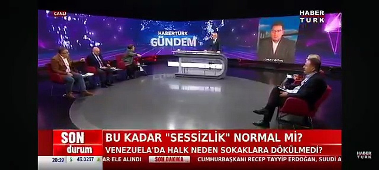 Canlı yayında Maduro tartışması! Prof. Dr. Yaşar Hacısalihoğlu ve Cem Küçük laf dalaşına tutuştu