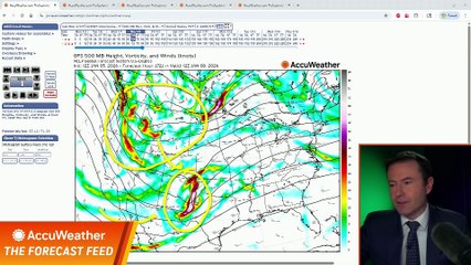 System that dumps heavy snow in the Pacific Northwest to cause rain and storms in the East