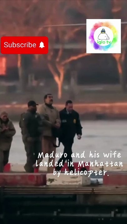 Maduro and Wife Landed in Manhattan by Helicopter !