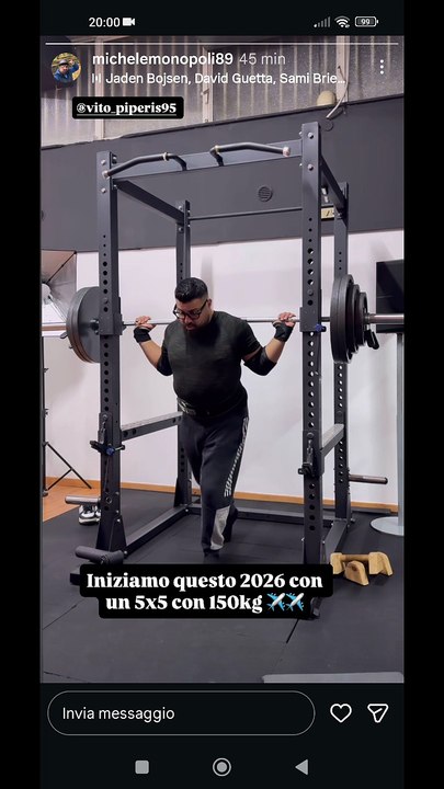 Michele monopoli story in palestra