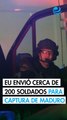 Estados Unidos dispuso de cerca de 200 solados para capturar a Nicolás Maduro en Caracas