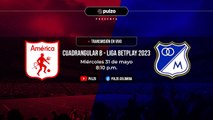 AMÉRICA VS. MILLONARIOS: narración EN VIVO del partido del cuadrangular B de la Liga BetPlay | Pulzo