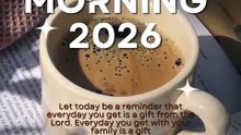 Good morning 2026