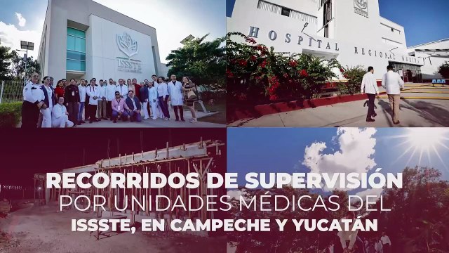 Martí Batres supervisa hospitales y nueva clínica del ISSSTE en Yucatán
