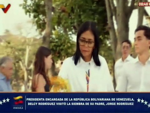 Presidenta Encargada Delcy Rodríguez visitó la siembra de su padre Jorge Rodríguez