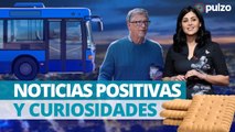 Transporte público a otro nivel, colombiana en la Nasa, ofertas laborales y más noticias positivas