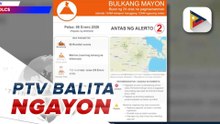 Incandescent rockfall, naitala sa Bulkang #Mayon kagabi