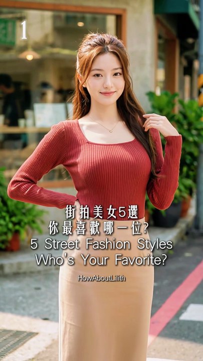 4K 街拍美女5選 - 63 | Beautiful Asian Street Style #fashion #model #streetstyle