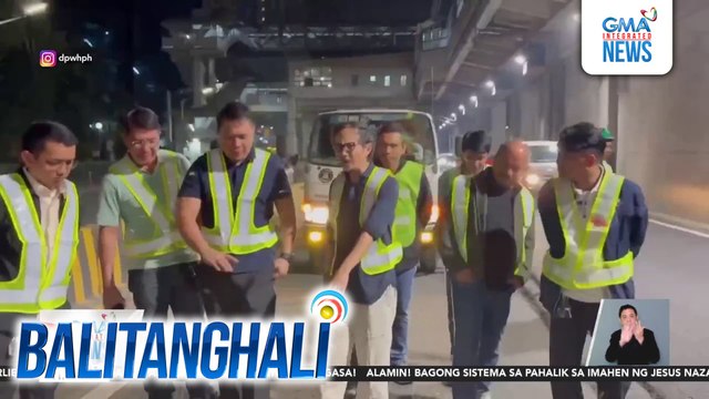 Bagong aspaltong bahagi ng EDSA busway lane mula Roxas Blvd. hanggang Orense, ininspeksyon ng DPWH | Balitanghali