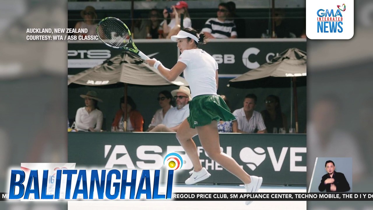 PH tennis player Alex Eala at kakamping si Iva Jovic, panalo laban kina tennis veterans Venus Williams at Elina Svitolina sa ASB Classic Women's Doubles | Balitanghali