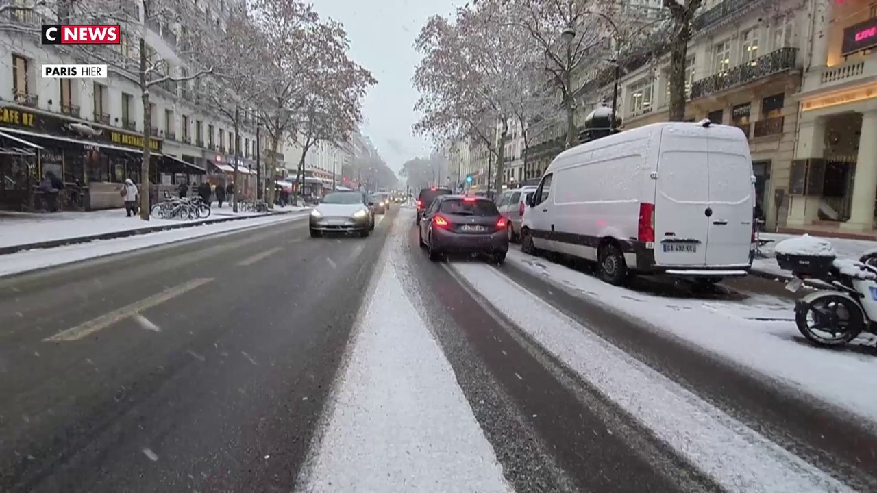 Grand froid : chaos en Île-de-France après des chutes de neige