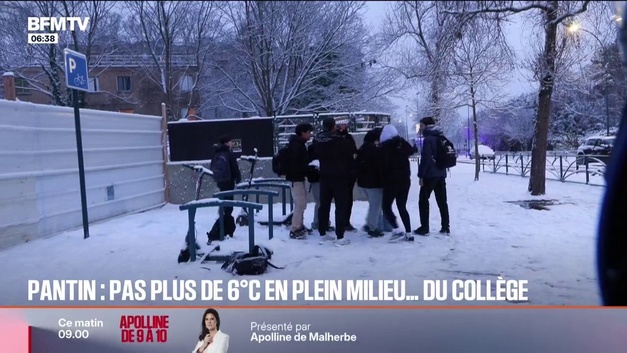 Pas plus de 6°C dans des salles de classe d'un...