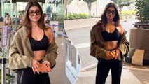 Spotted: Akanksha Puri Makes A Striking Travel Appearance As She Spotted Departing From Mumbai
