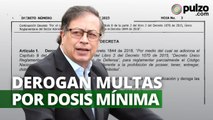 Dosis mínima en Colombia: Petro deroga decreto de Duque sobre multas a la dosis personal | Pulzo