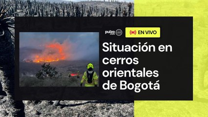 EN VIVO: incendio forestal en cerros orientales de Bogotá | Pulzo
