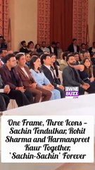 One Frame, Three Icons — Sachin Tendulkar, Rohit Sharma and Harmanpreet Kaur Together, ‘Sachin-Sachin’ Forever