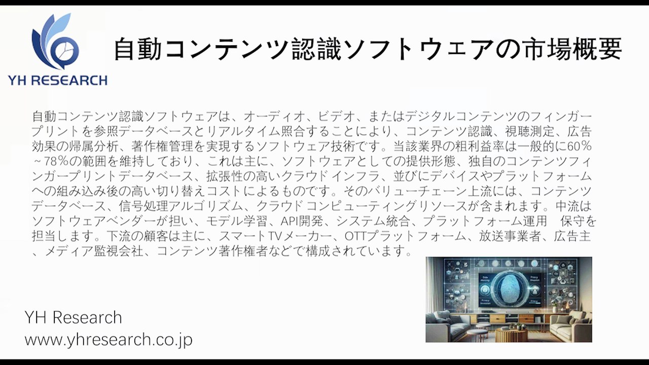 グローバル自動コンテンツ認識ソフトウェアのトップ会社の市場シェアおよびランキング 2025