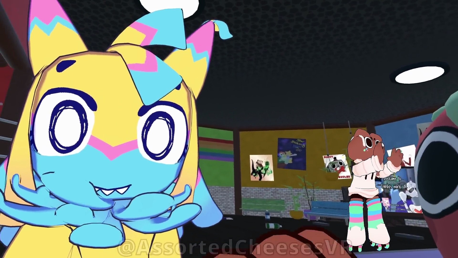 Yatta Is Ready To Party In VRChat! - VRChat Funny Moments (Roblox Dandys World)