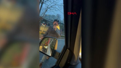 Sultangazi’de tartıştığı sürücüyü 'Ağzını burnunu kıracağım' diyerek tehdit eden şüpheli yakalandı