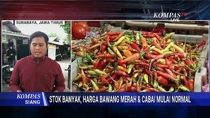 Pantauan Pasar: Sejumlah Komoditas Masih Mahal di Awal Tahun, Ini Harga Cabai-Bawang di Surabaya