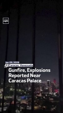 Gunfire, Explosions Reported Near Caracas Palace