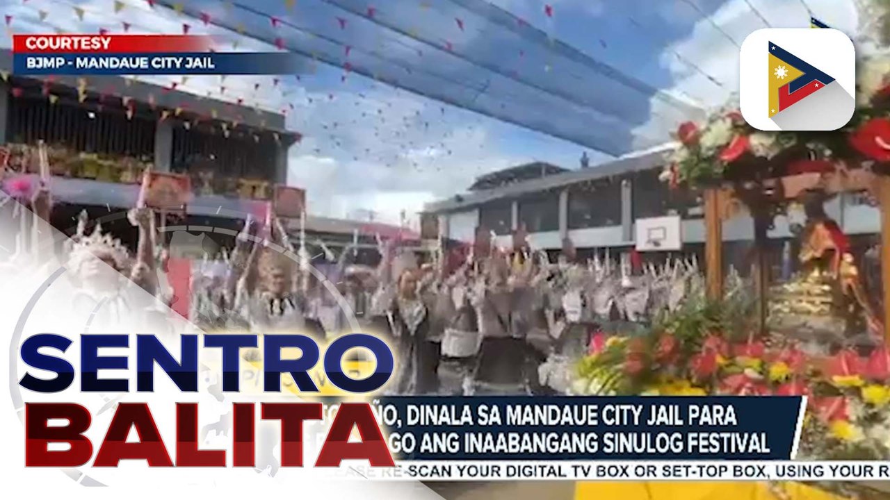 Imahe ng Sto. Niño, dinala sa Mandaue City Jail para masilayan ng PDLs bago ang inaabangang Sinulog Festival; higit 6,000 security personnel, ipakakalat sa naturang kapistahan | ulat ni Jessee Atienza