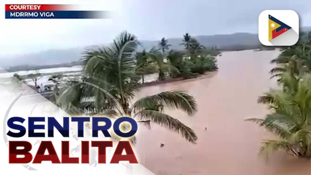 Ilang bahagi ng Catanduanes, binaha dahil sa patuloy na pag-ulan dulot ng shear line; landslide, naitala rin | ulat ni Juriz Dela Rosa - Radyo Pilipinas Catanduanes