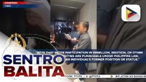 AFP, iginiit na may pananagutan sa batas ang mga nag-uudyok ng rebelyon o sedisyon