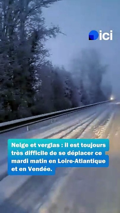 Circulation toujours très délicate à cause de la neige en Loire-Atlantique et en Vendée