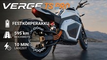 Verge TS Pro & TS Ultra: E-Motorräder mit 100.000 Ladezyklen