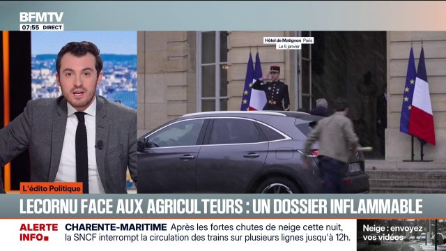ÉDITO - Sébastien Lecornu face aux agriculteurs: Les gouvernements, quels qu'ils soient, marchent toujours sur des œufs lorsqu'il s'agit des colères paysannes