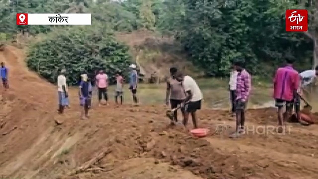 सुस्त सिस्टम को ग्रामीणों ने दिखाया आत्मनिर्भरता का आईना, चंदा इकट्ठा करके खुद बनाया अस्थायी पुल