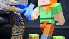 Minecraft ASMR Mukbang Eating Alex    Turtle Tortoise
