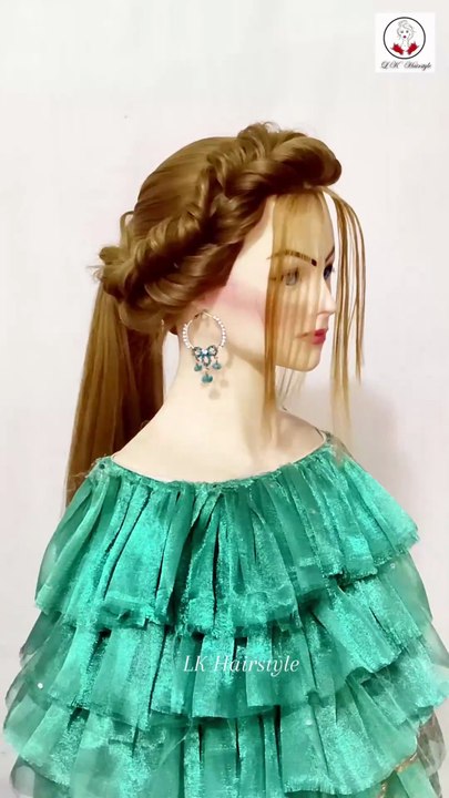 front hairstyle|ladies hair style for wedding|bridal hairstyle|party hairstyle|easy hairstyles  Your Queries.simple hairstyle for short hair, simple hair style girl,easy front variation hairstyle,Beautiful & Different Hairstyles Tutorial | New Simple Hair