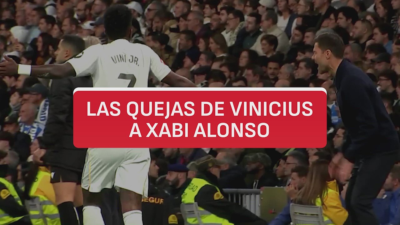 Todas las quejas de Vinicius a Xabi Alonso durante el Real Madrid vs. Betis