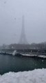 Paris neige verglas