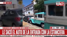 Se cansó de que le estacionen en la puerta de la casa... ¡y mirá lo que hizo!