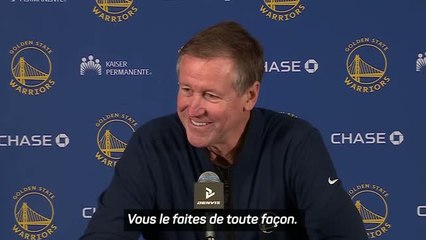 Warriors - Stotts : ‘’Ici pour faire économiser de l'argent à Kerr’’