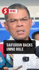 Umno's role crucial in unity government, says Saifuddin