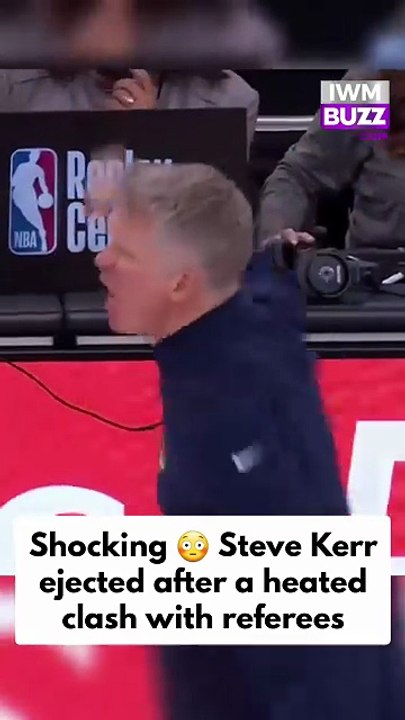 Golden State Warriors coach Steve Kerr was ejected in the fourth quarter against the Los Angeles Clippers after a heated argument with referees. Kerr was called for a technical while protesting a no-call on John Collins for goaltending