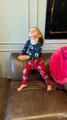 Toddler Thinks Sofa is a Dance Floor! 🤣 Unstoppable Energy & Hilarious Moves!